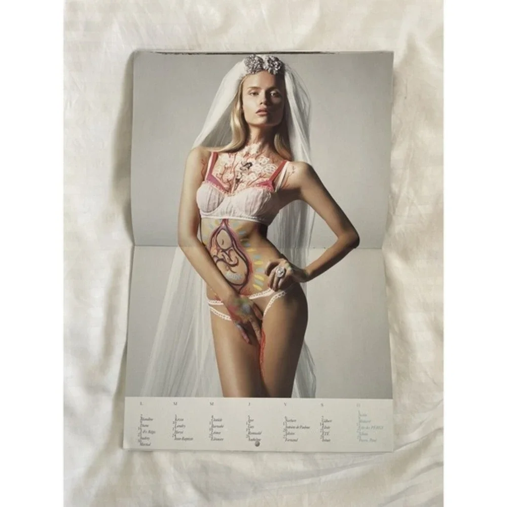 2008 VOGUE Paris France Calendar Terry Richardson Carine Roiteld Sexy Supermodel